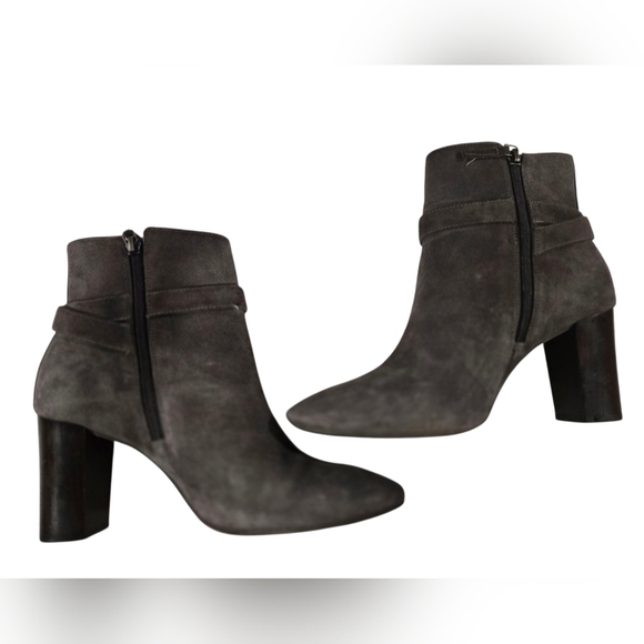 Johnston & Murphy Dark Gray Heeled Boots - Picture 4 of 6